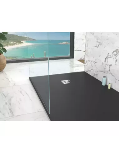 Receveur de douche Ardesia Plus graphite GME | 90x90 à 200x90 cm