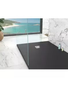 Receveur de douche Ardesia Plus graphite GME | 100x100 à 220x100 cm