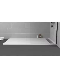 Receveur douche extra-plat blanc Style Plus – 100 à 200x80 cm