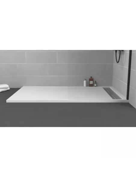 Receveur douche extra-plat blanc Style Plus – 100 à 200x80 cm