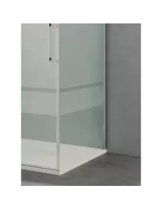 Paroi latérale fixe verre Frost Plus 80cm (dim 76-79cm) OPEN COMBI A - GME
