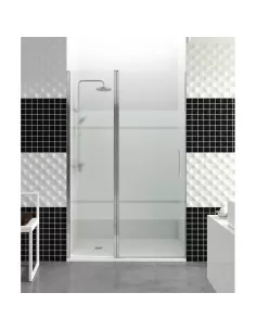Paroi de douche OPEN COMBI C en 120 verre Frost Plus - GME