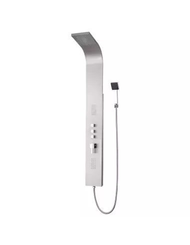 Colonne de douche hydromassante GOCTA blanche GME | 3 fonctions et 2 jets