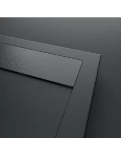 Grille résine graphite receveur STYLE PLUS 90 - GME