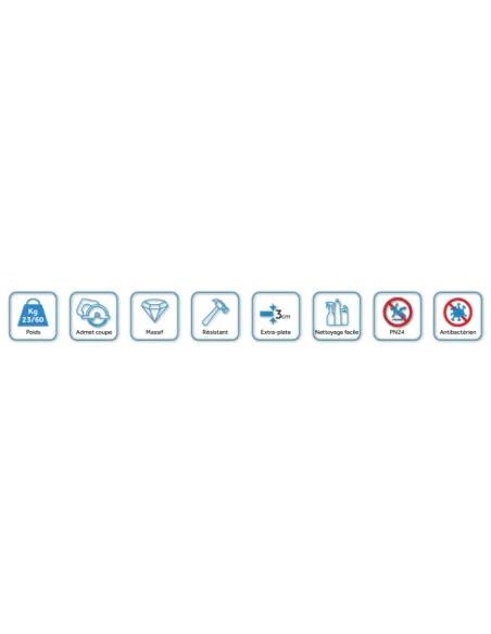 Receveur de douche extra-plat 75 cm blanc Ardesia Plus GME