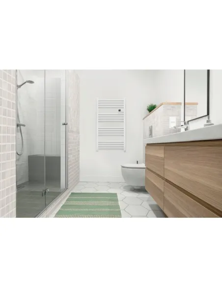 Sèche-serviettes électrique Løksa Varma 500W blanc mat digital
