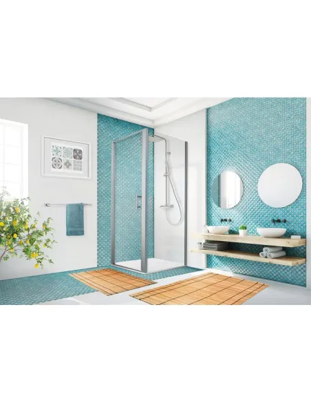 Porte de douche pivotante REFLET-P 80x200 cm ODYSSEA – verre 6 mm