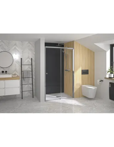 Paroi de douche Kinedo Supra C sans seuil H.190 cm | Accès douche facile