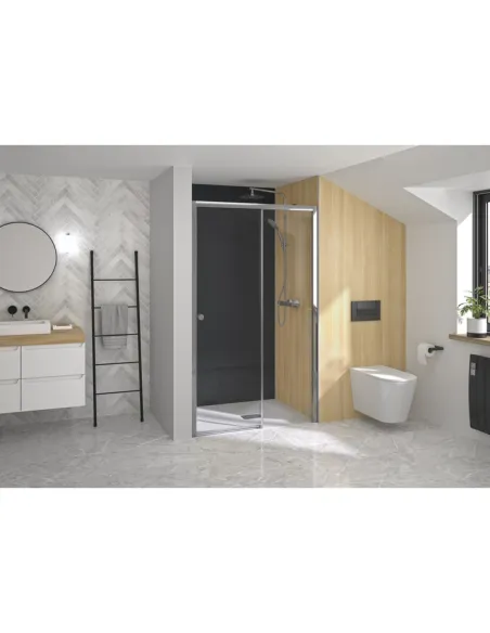 Paroi de douche Kinedo Supra C sans seuil H.190 cm | Accès douche facile