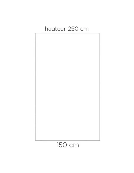 Panneau mural douche Kinewall Design blanc satiné 150x250 cm
