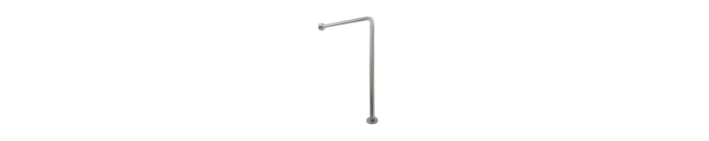 Barre d’appui sol mur PMR inox | Salle de bain accessible | Polistore